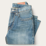 Stetson 1520 Fit Light Wash Jeans With Tacking - Stetson