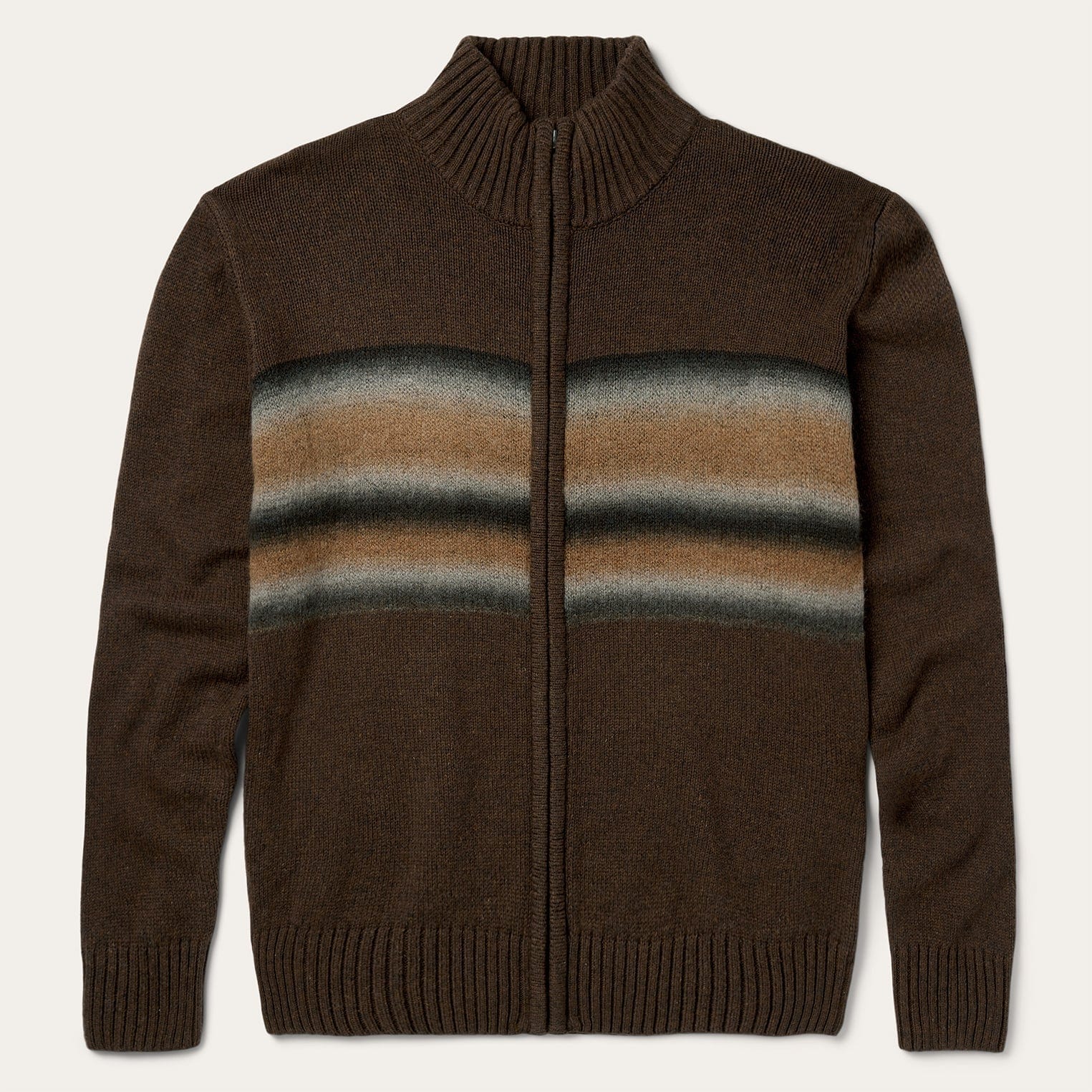 Stetson Ombre Border Stripe Cardigan