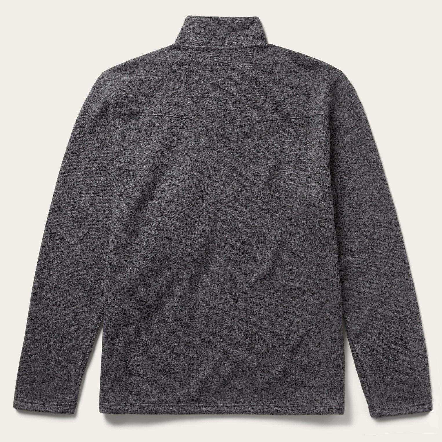 Stetson Button-Front Grey Pullover Knit Sweater - Stetson - Flyclothing LLC