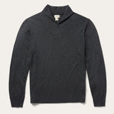 Stetson Elbow Patch Knit Sweater in Grey - Stetson