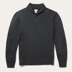 Stetson Elbow Patch Knit Sweater in Grey - Stetson