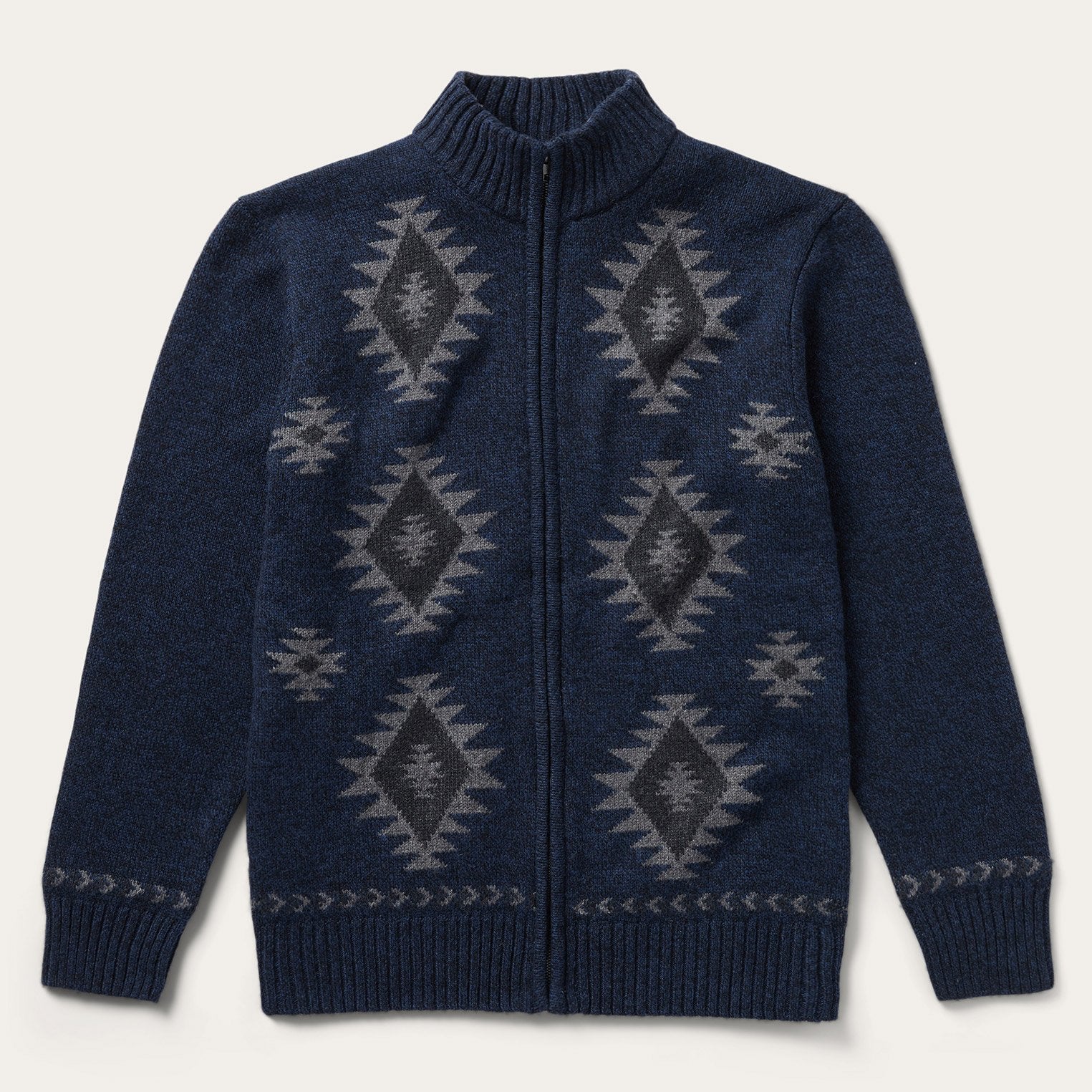 Stetson Navy Aztec Cardigan