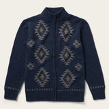 Stetson Navy Aztec Cardigan - Stetson - Flyclothing LLC
