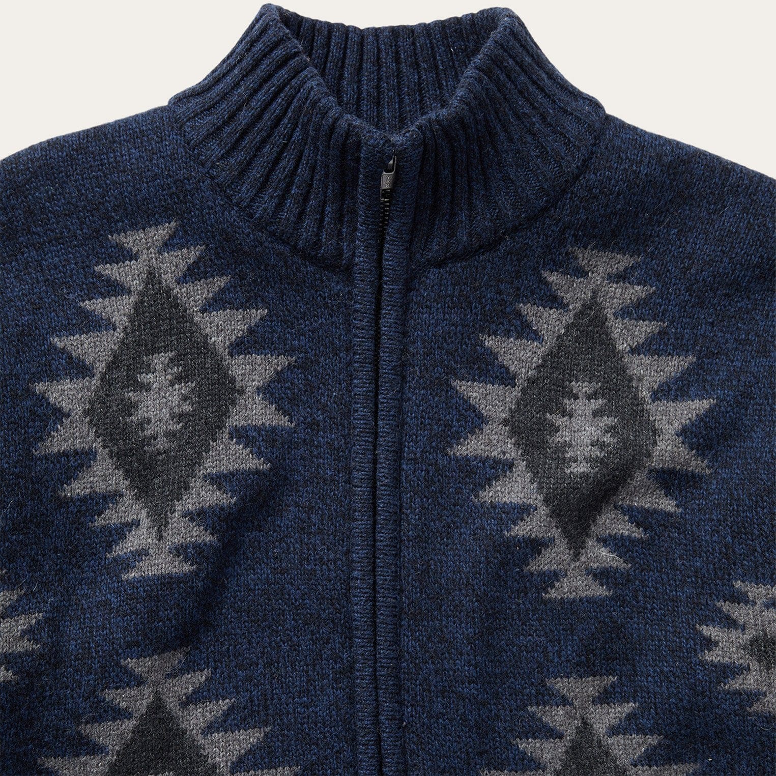 Stetson Navy Aztec Cardigan - Flyclothing LLC