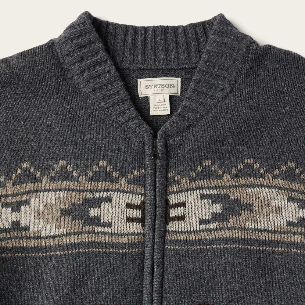 Stetson Longhorn Cardigan - Stetson - Flyclothing LLC