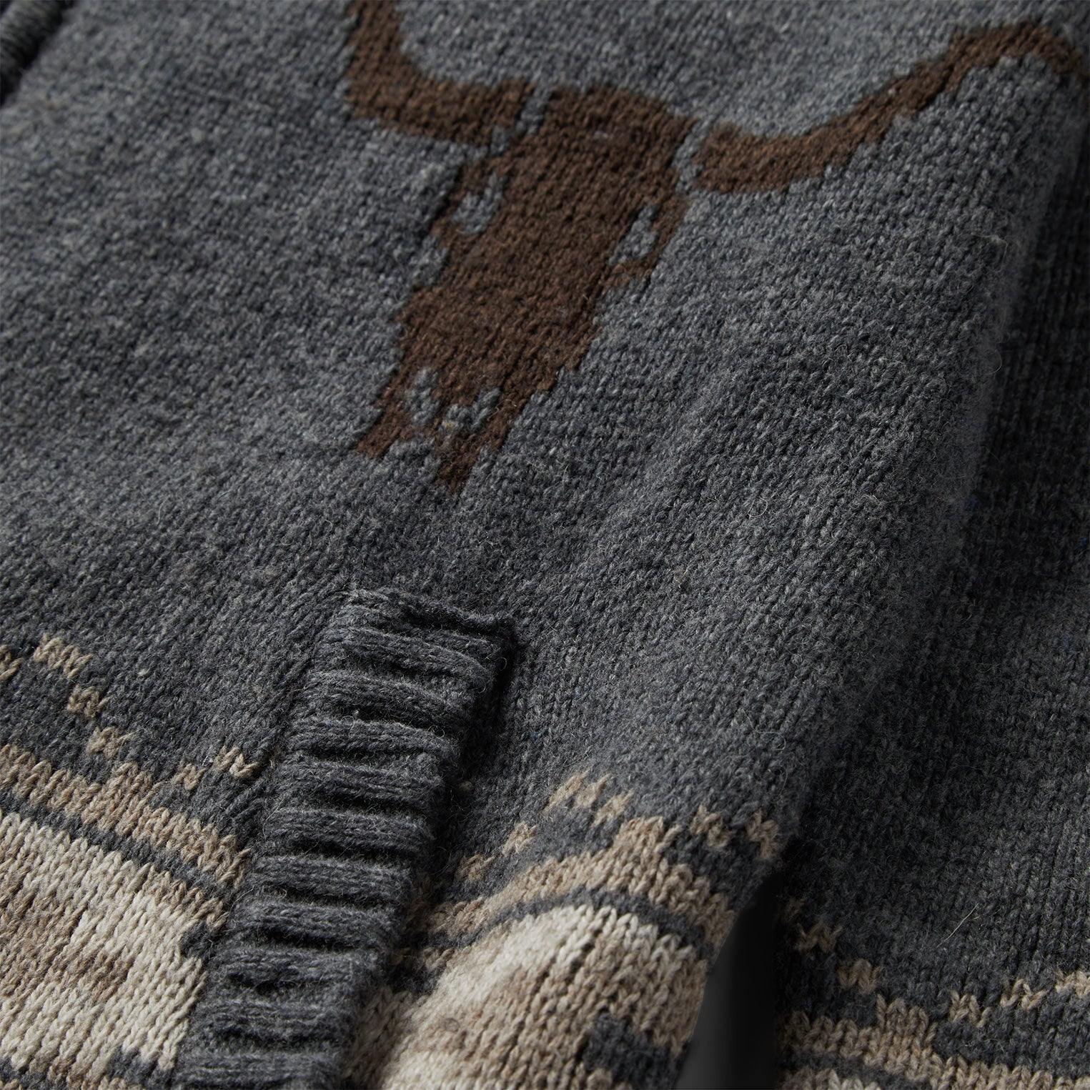 Stetson Longhorn Cardigan - Flyclothing LLC