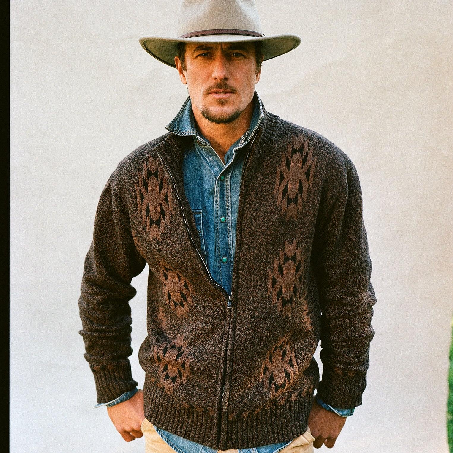 Stetson Vertical Aztec Cardigan - Flyclothing LLC