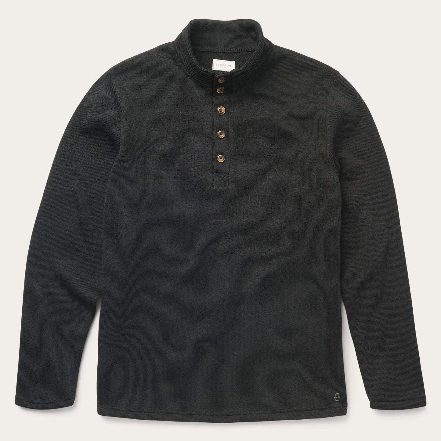 Stetson Black Pullover Knit Sweater - Stetson - Flyclothing LLC