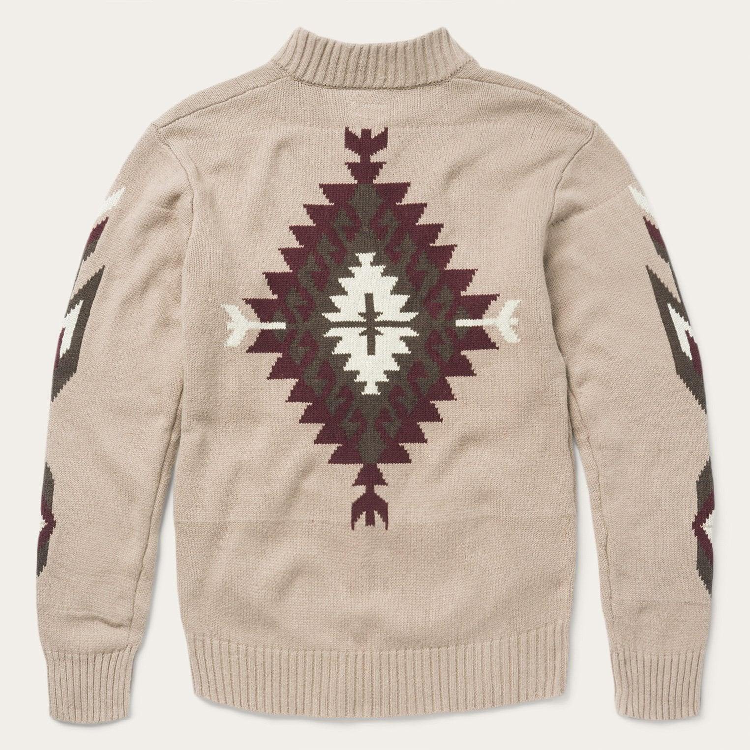 Stetson Brown Gray Aztec Cardigan