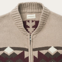 Stetson Brown Gray Aztec Cardigan