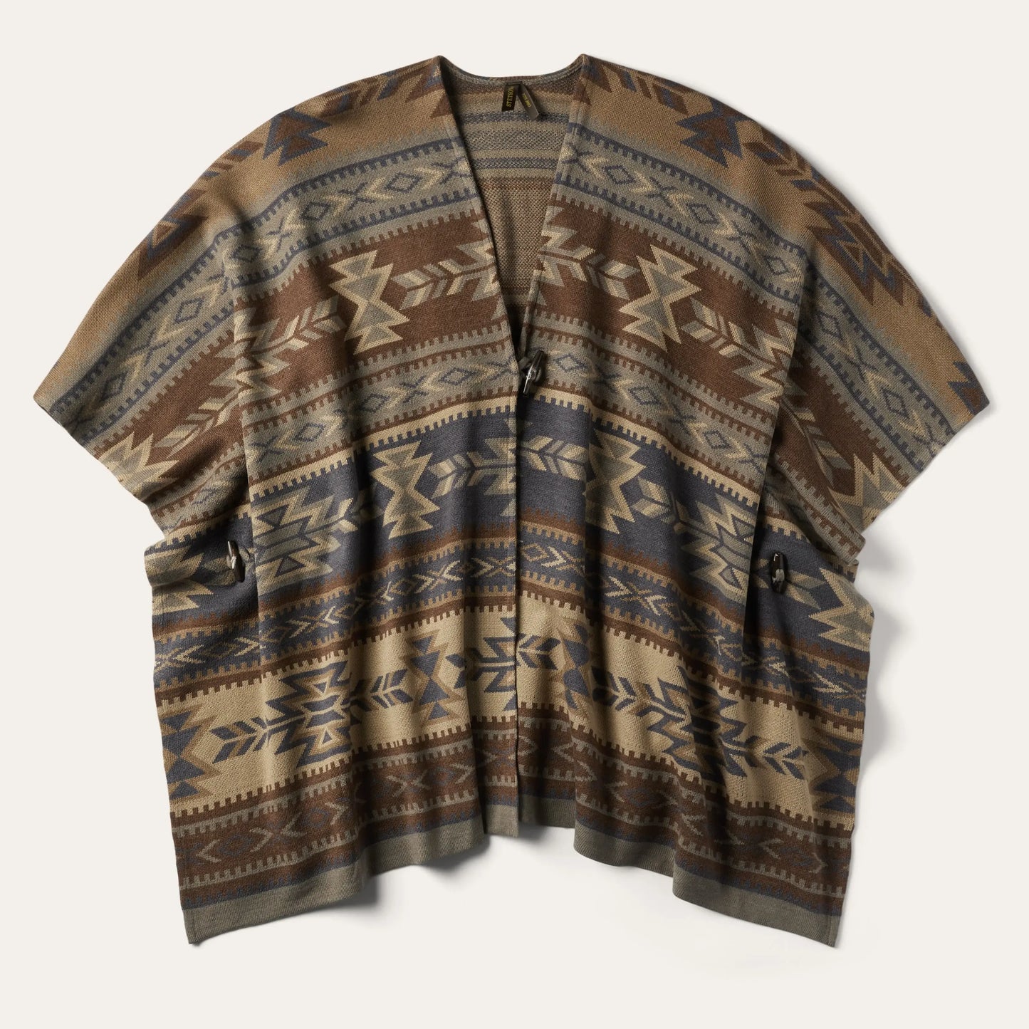 Stetson Aztec Print Sweater Poncho - Stetson - Flyclothing LLC