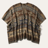 Stetson Aztec Print Sweater Poncho - Stetson - Flyclothing LLC