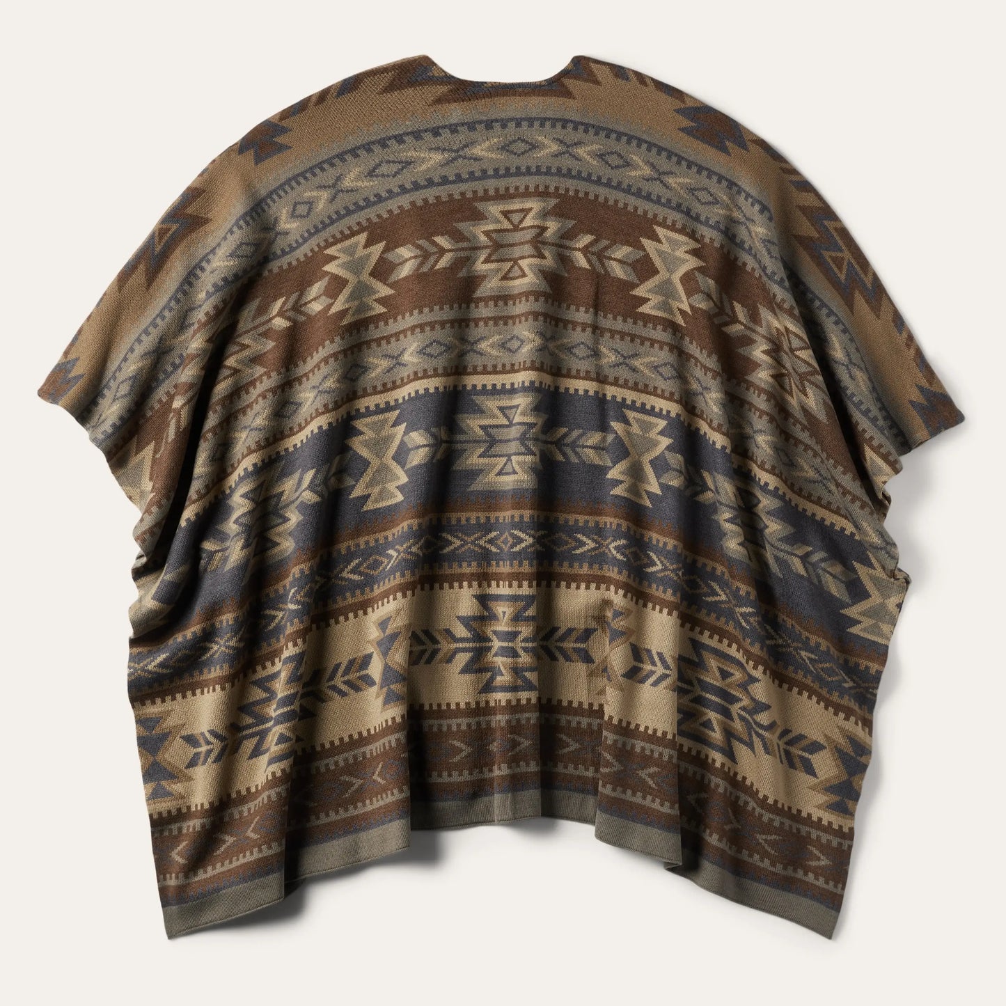 Stetson Aztec Print Sweater Poncho - Stetson - Flyclothing LLC