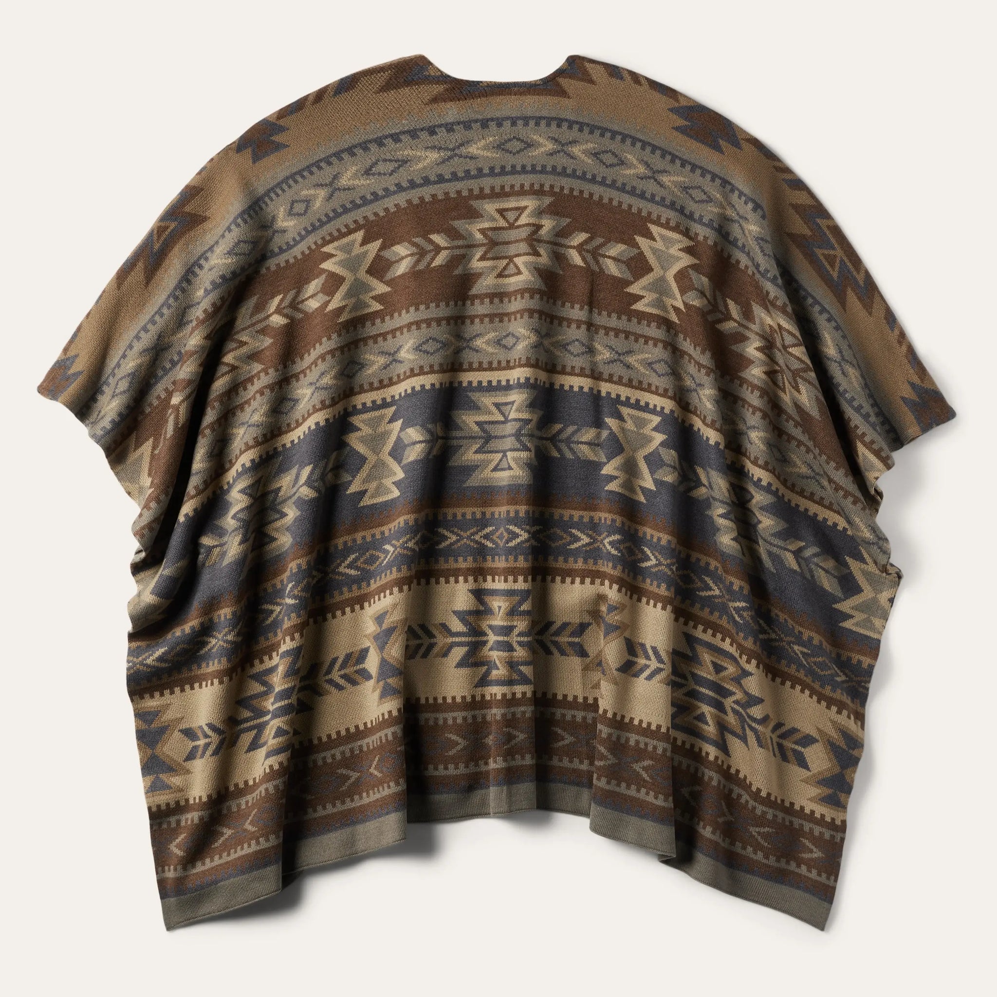 Stetson Aztec Print Sweater Poncho - Stetson - Flyclothing LLC