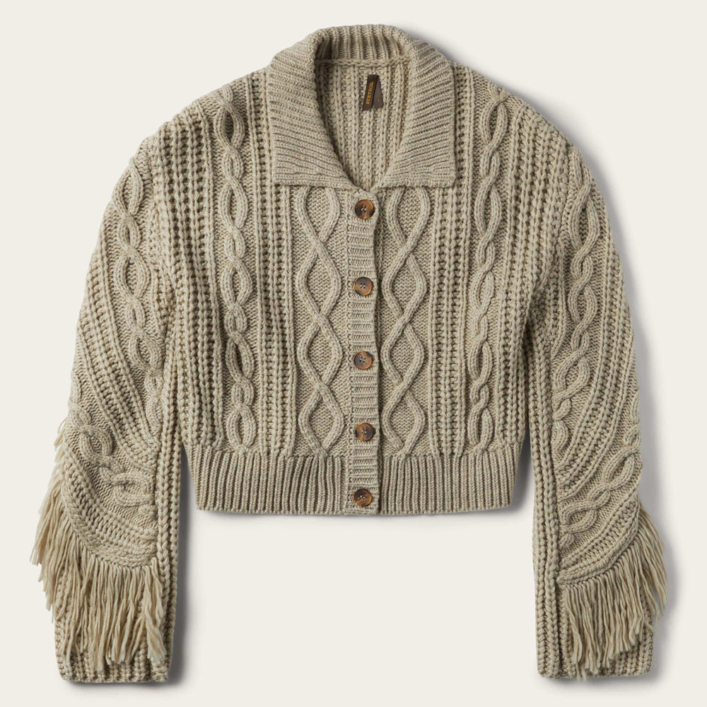 Stetson Cream Fringed Cardigan - Stetson - Flyclothing LLC