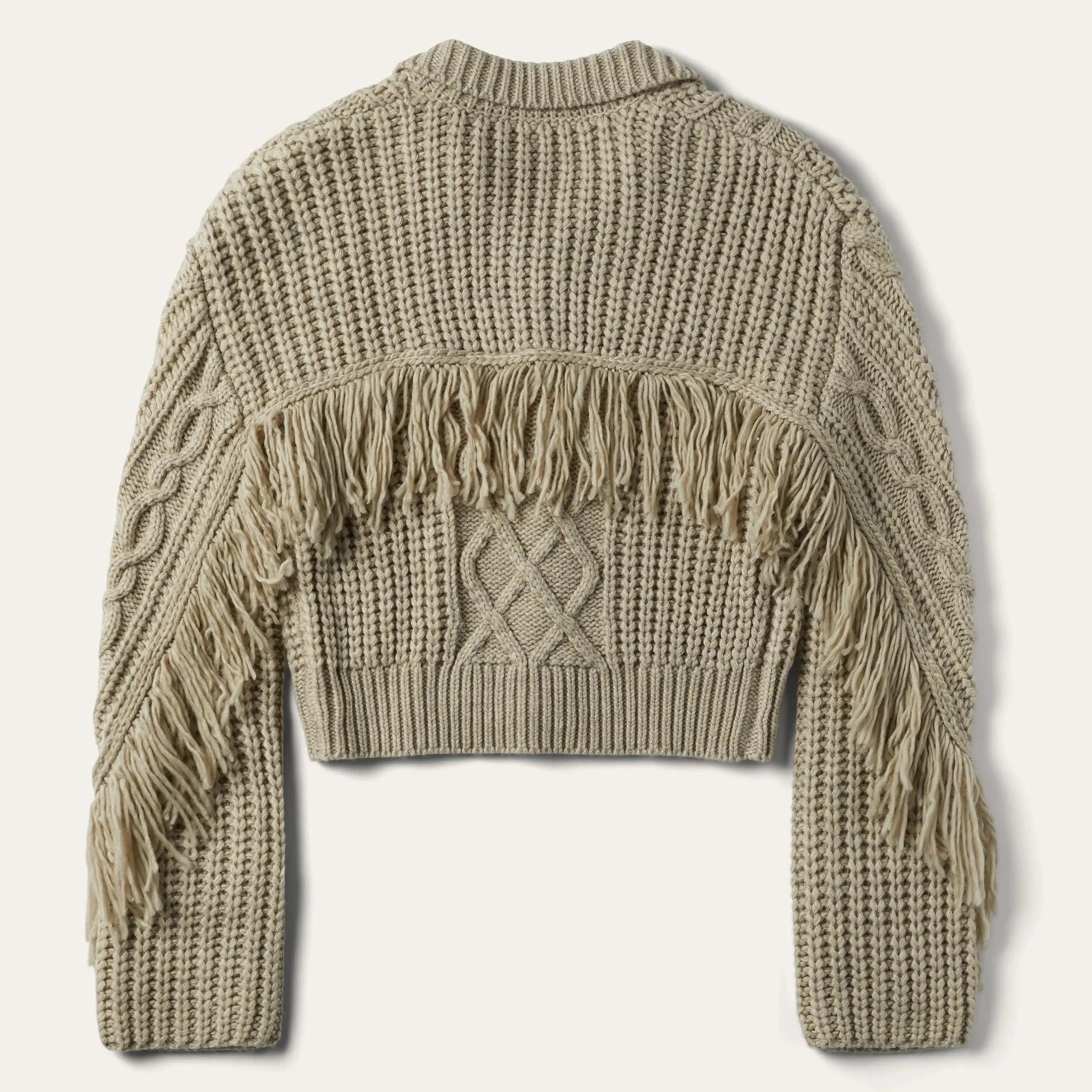 Stetson Cream Fringed Cardigan - Stetson - Flyclothing LLC
