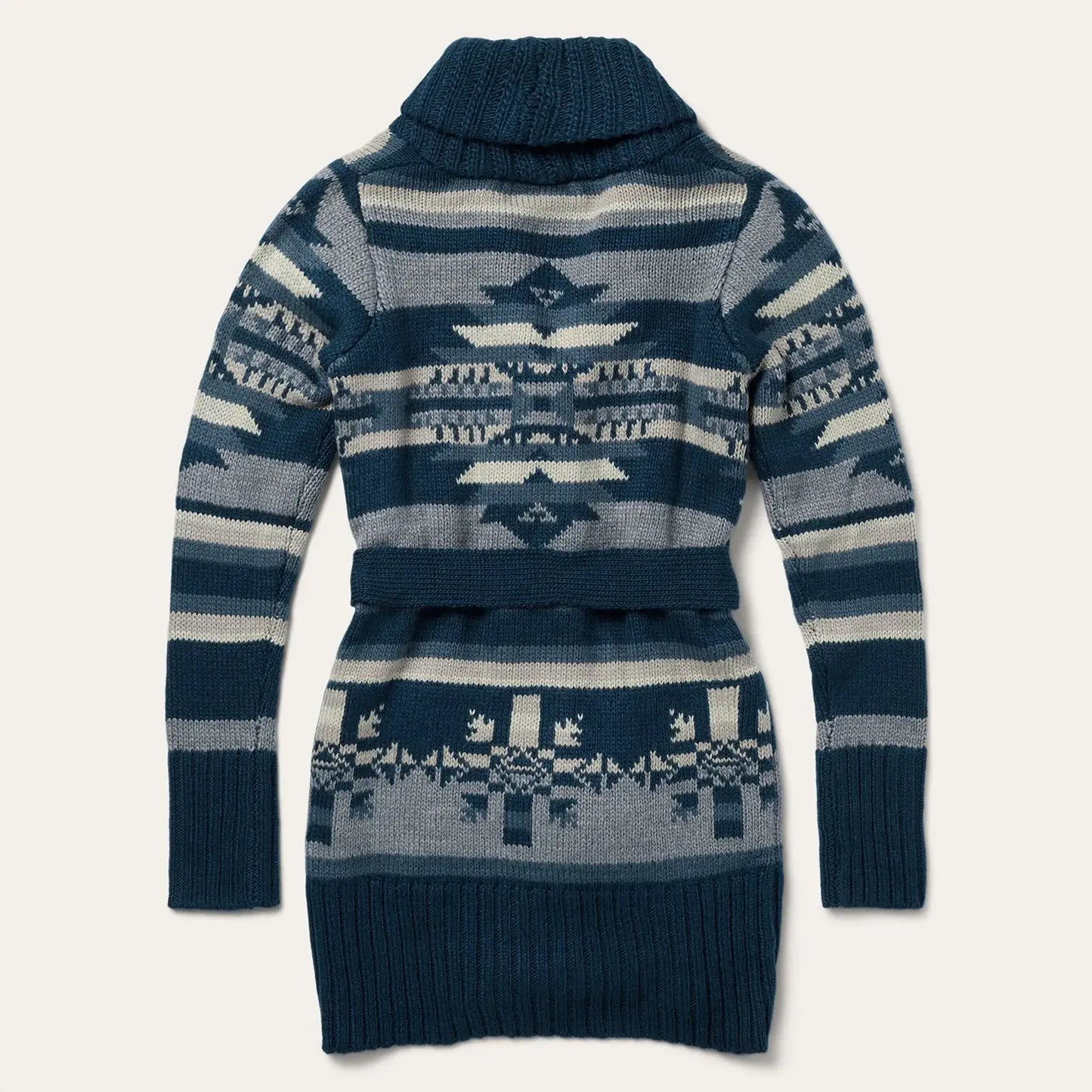 Stetson Indigo Aztec Belted Cardigan - Stetson - Flyclothing LLC