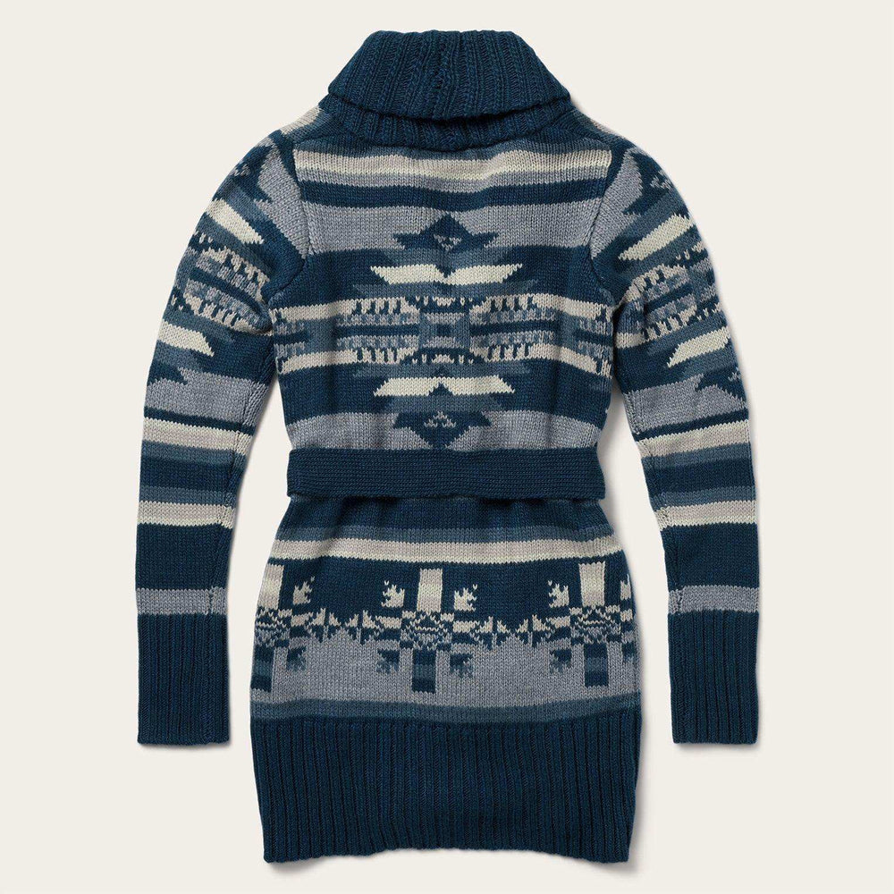 Stetson Indigo Aztec Belted Cardigan - Stetson - Flyclothing LLC