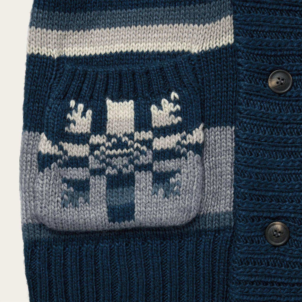 Stetson Indigo Aztec Belted Cardigan - Stetson - Flyclothing LLC