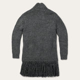 Stetson Charcoal Fringed Cardigan - Stetson