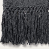 Stetson Charcoal Fringed Cardigan - Stetson - Flyclothing LLC