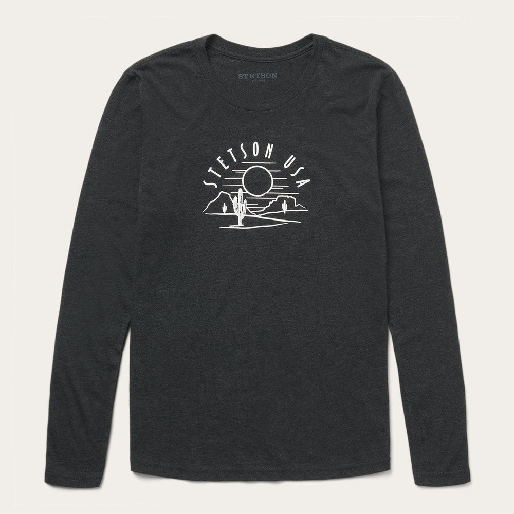 Stetson Cactus And Sunset Graphic Tee - Stetson