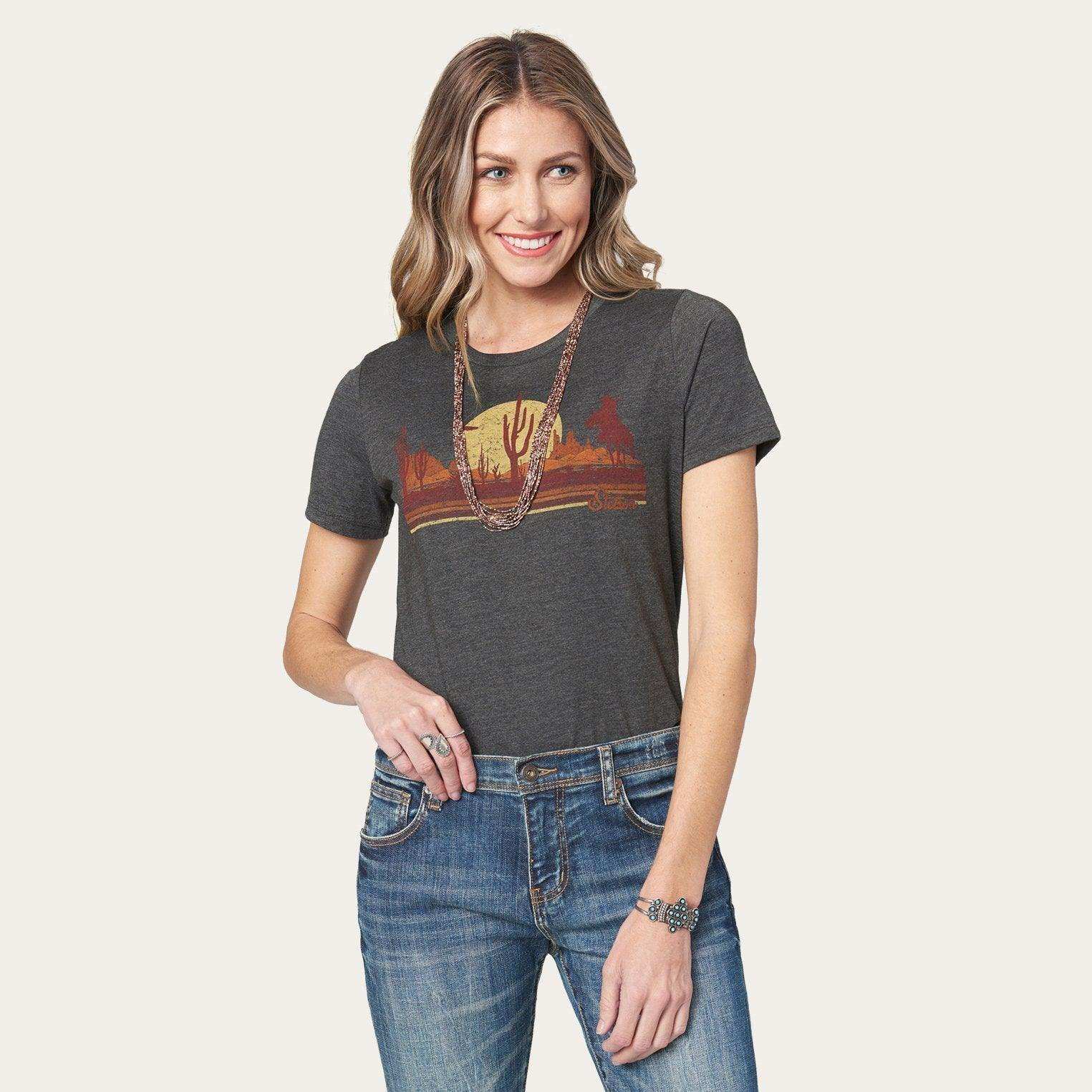 Stetson Riding Into The Sunset Graphic Tee - Stetson - Flyclothing LLC