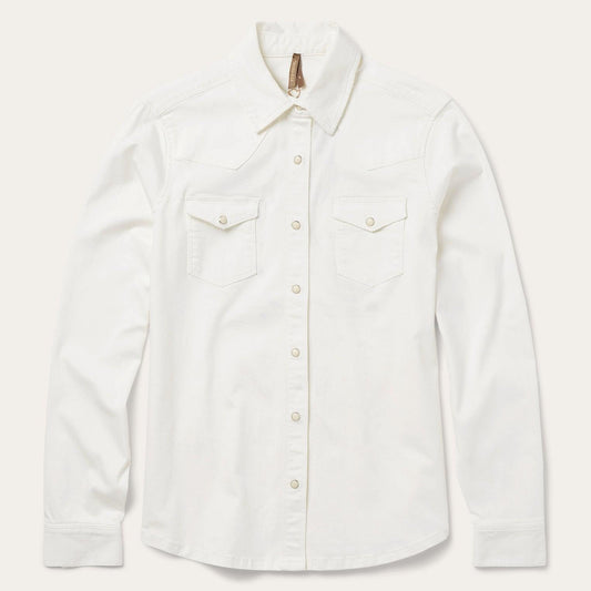 Stetson Western Embroidered Denim Shirt