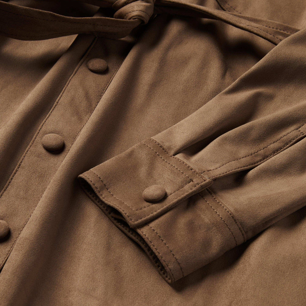 Stetson Black Rayon Herringbone Twill Midi Dress - Stetson - Flyclothing LLC