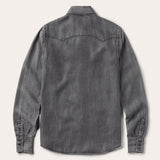 Stetson Boyfriend Fit Button Denim Tencel Blouse - Stetson
