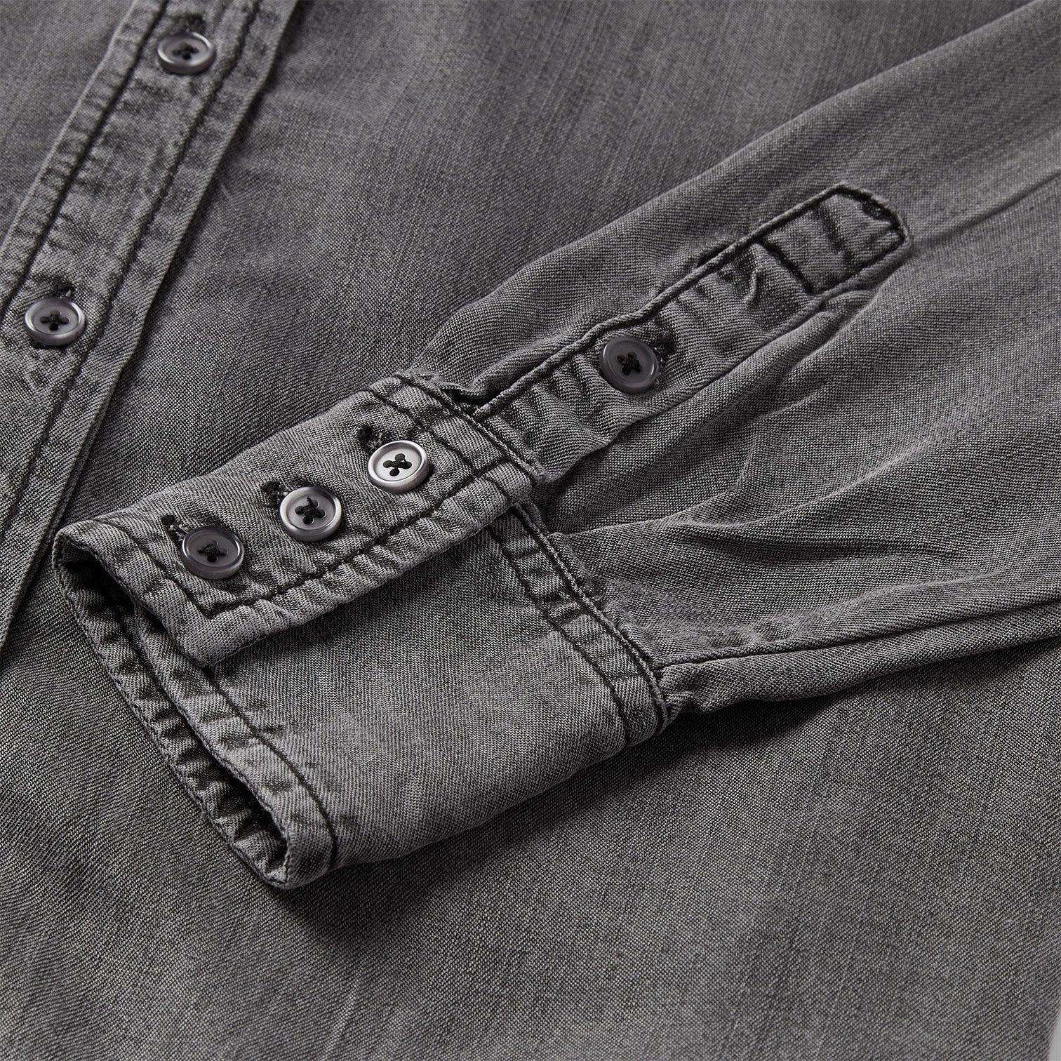 Stetson Boyfriend Fit Button Denim Tencel Blouse - Stetson - Flyclothing LLC