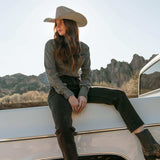 Stetson Boyfriend Fit Button Denim Tencel Blouse - Stetson - Flyclothing LLC