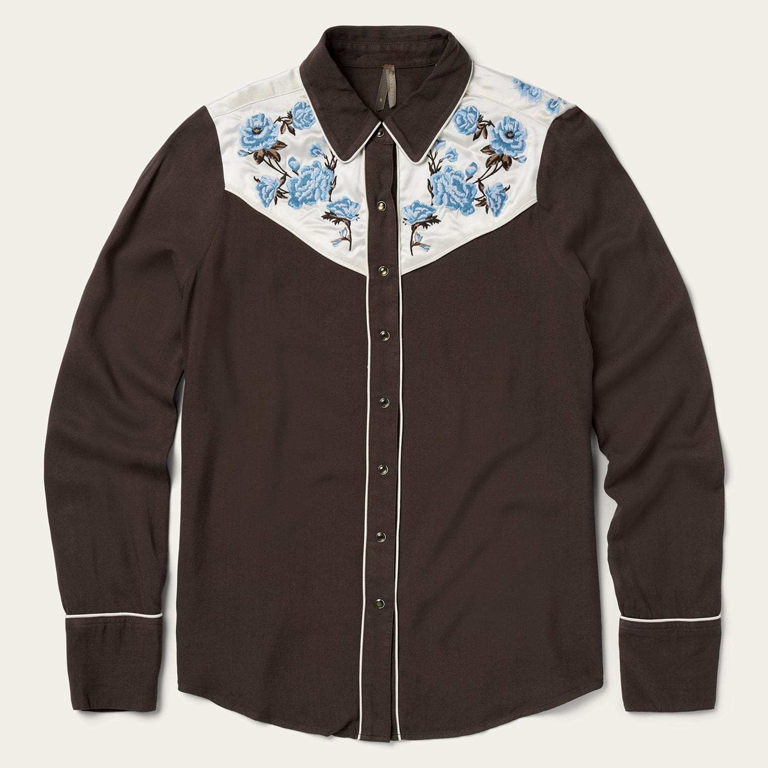 Stetson Embroidered Rayon Western Shirt - Stetson - Flyclothing LLC