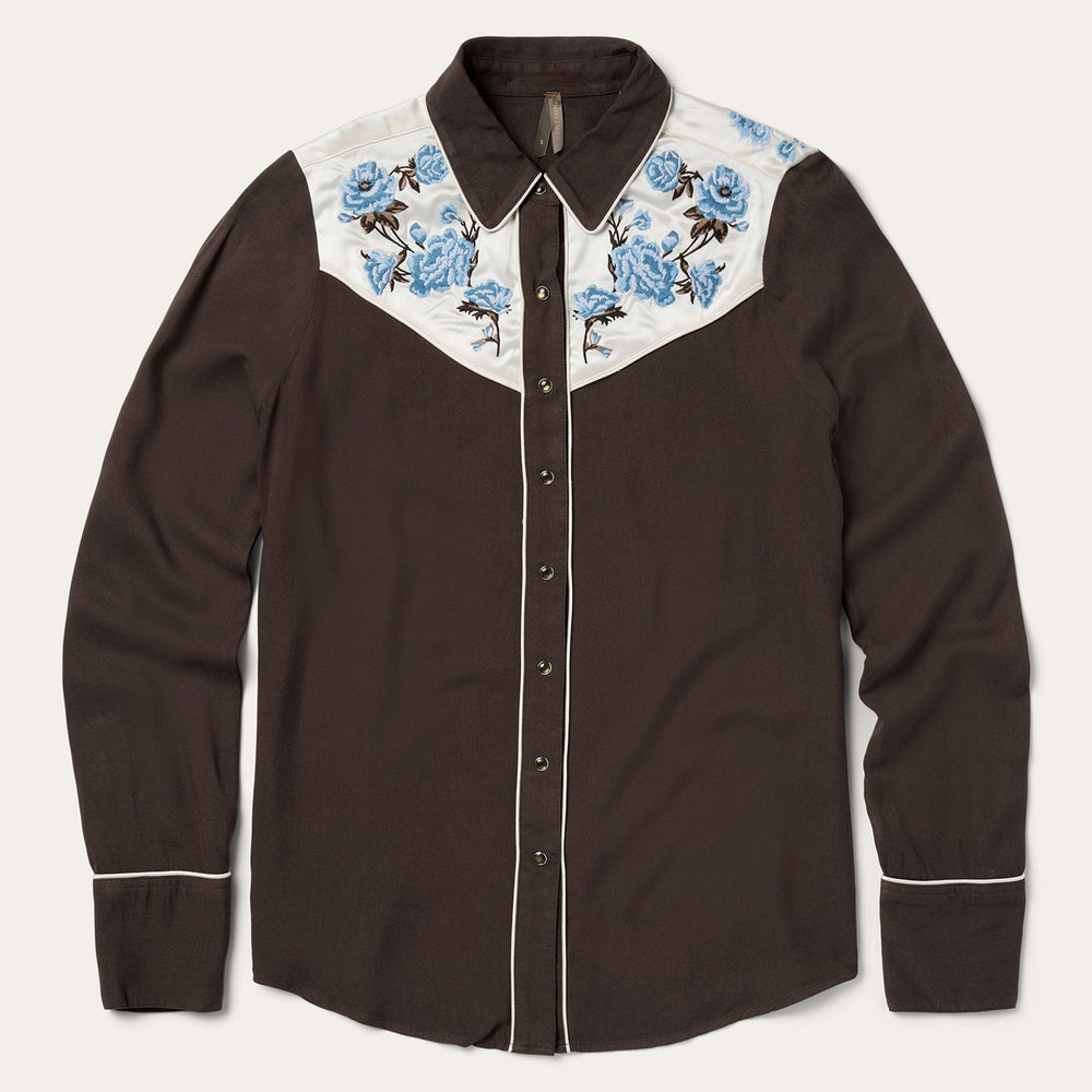 Stetson Embroidered Rayon Western Shirt - Stetson