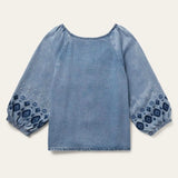 Stetson Lyocell Denim Snap Front Blouse - Stetson - Flyclothing LLC