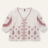 Stetson Dobby Peasant Blouse - Stetson - Flyclothing LLC