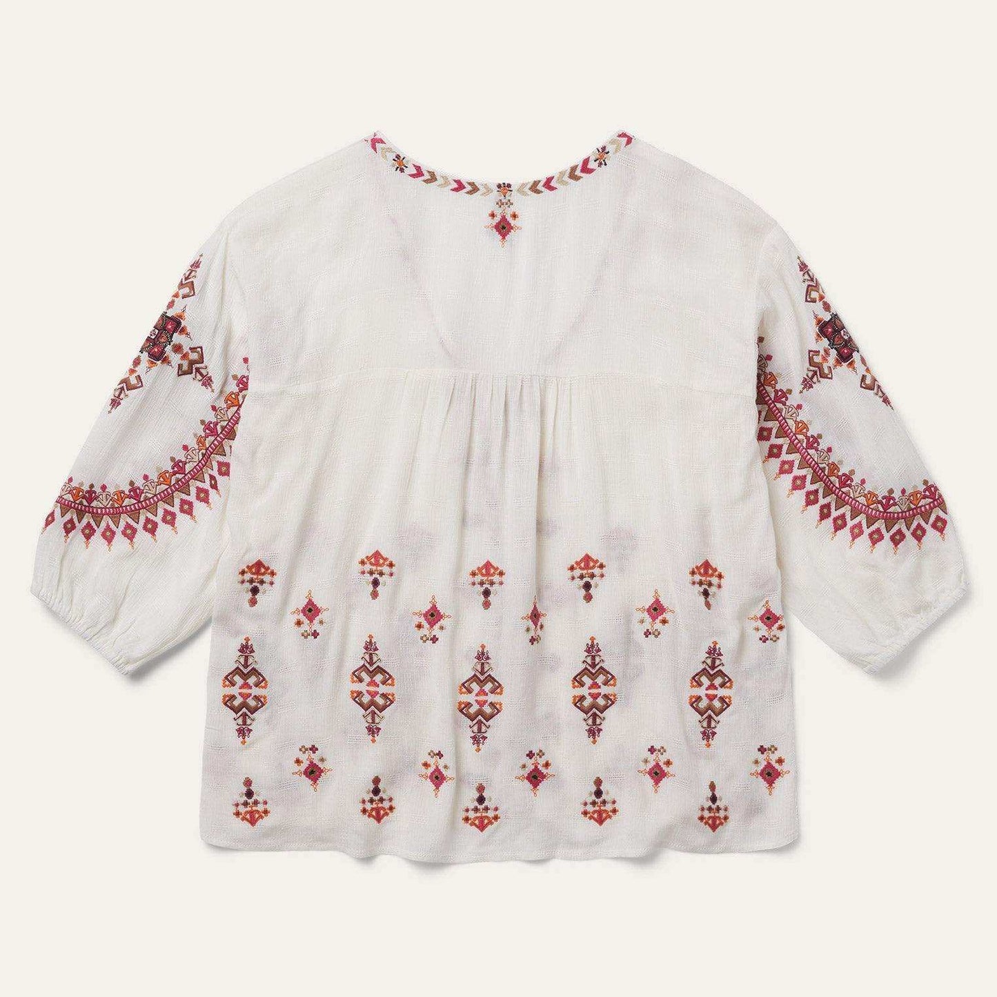 Stetson Dobby Peasant Blouse - Stetson - Flyclothing LLC