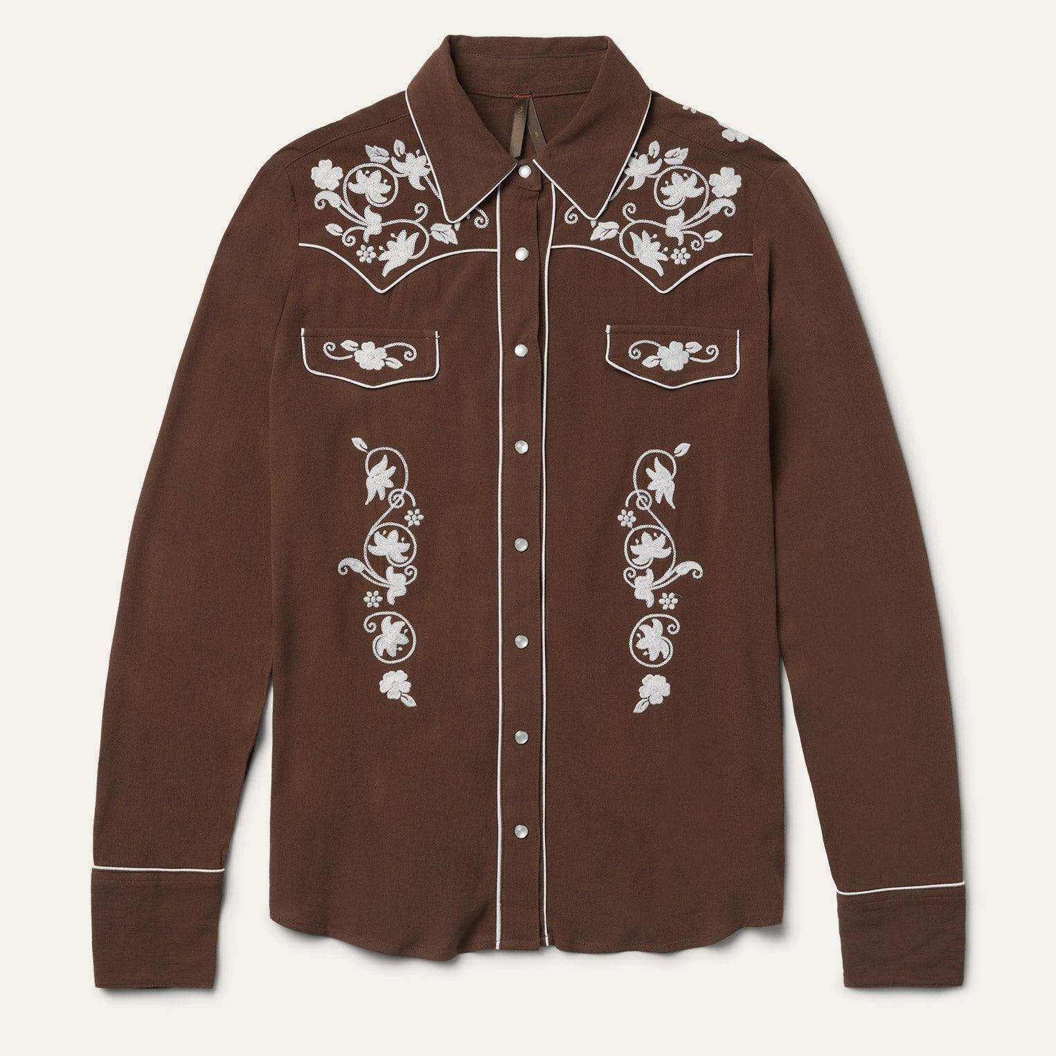 Stetson Classic Western Snap Blouse - Stetson - Flyclothing LLC