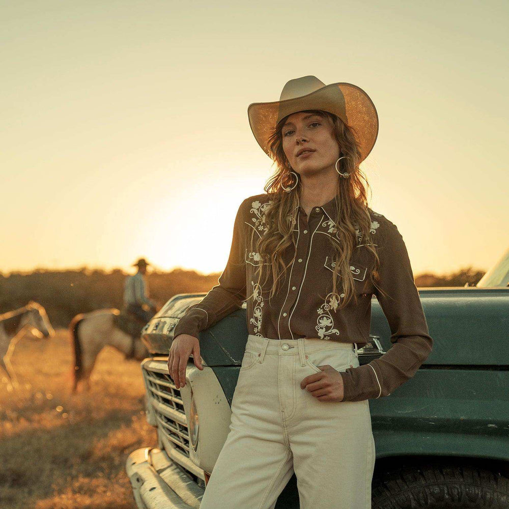 Stetson Classic Western Snap Blouse - Stetson - Flyclothing LLC