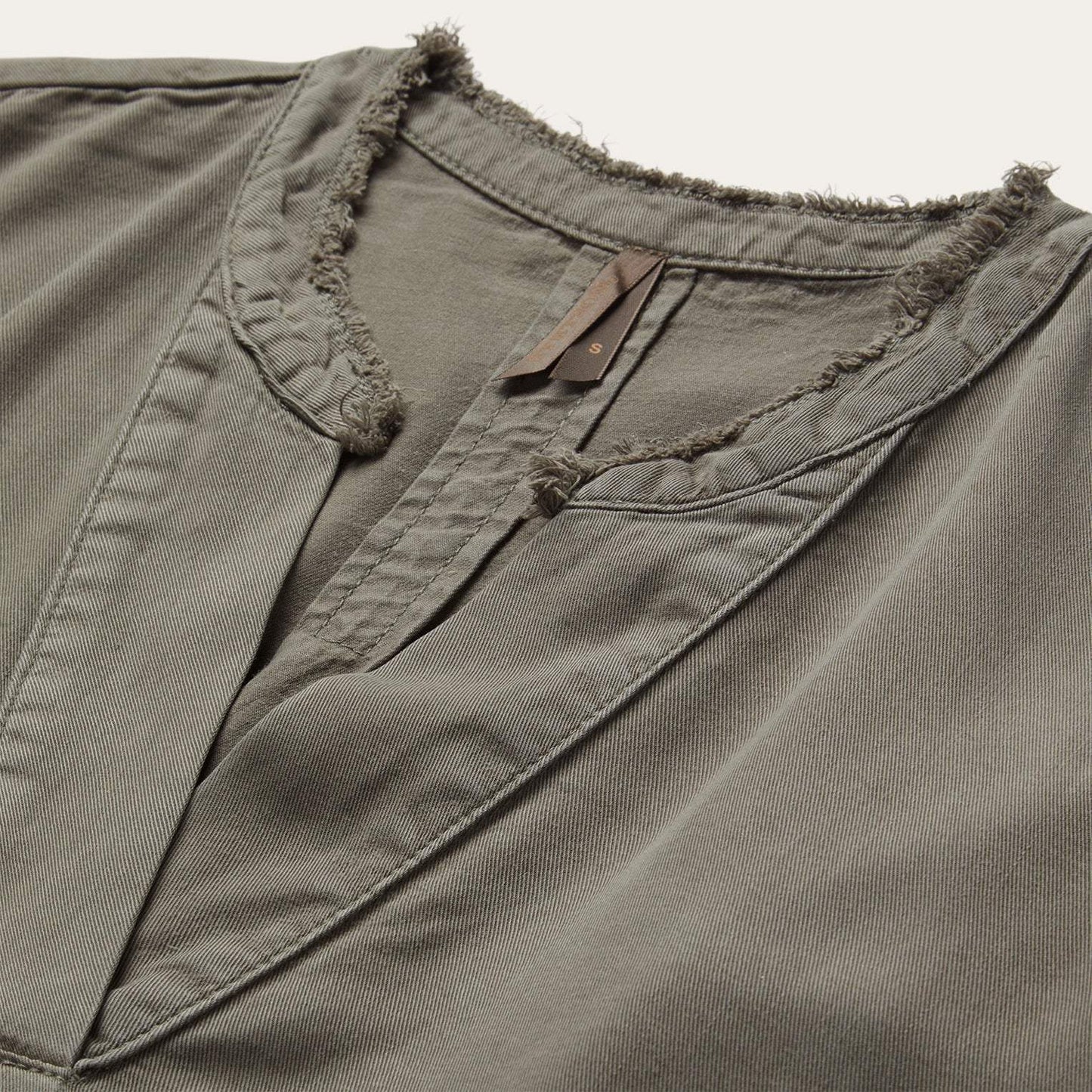 Stetson Olive Lyocell Twill Peasant Top - Stetson - Flyclothing LLC
