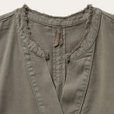 Stetson Olive Lyocell Twill Peasant Top - Stetson