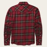 Stetson Western Plaid Wine Blouse - Stetson - Flyclothing LLC
