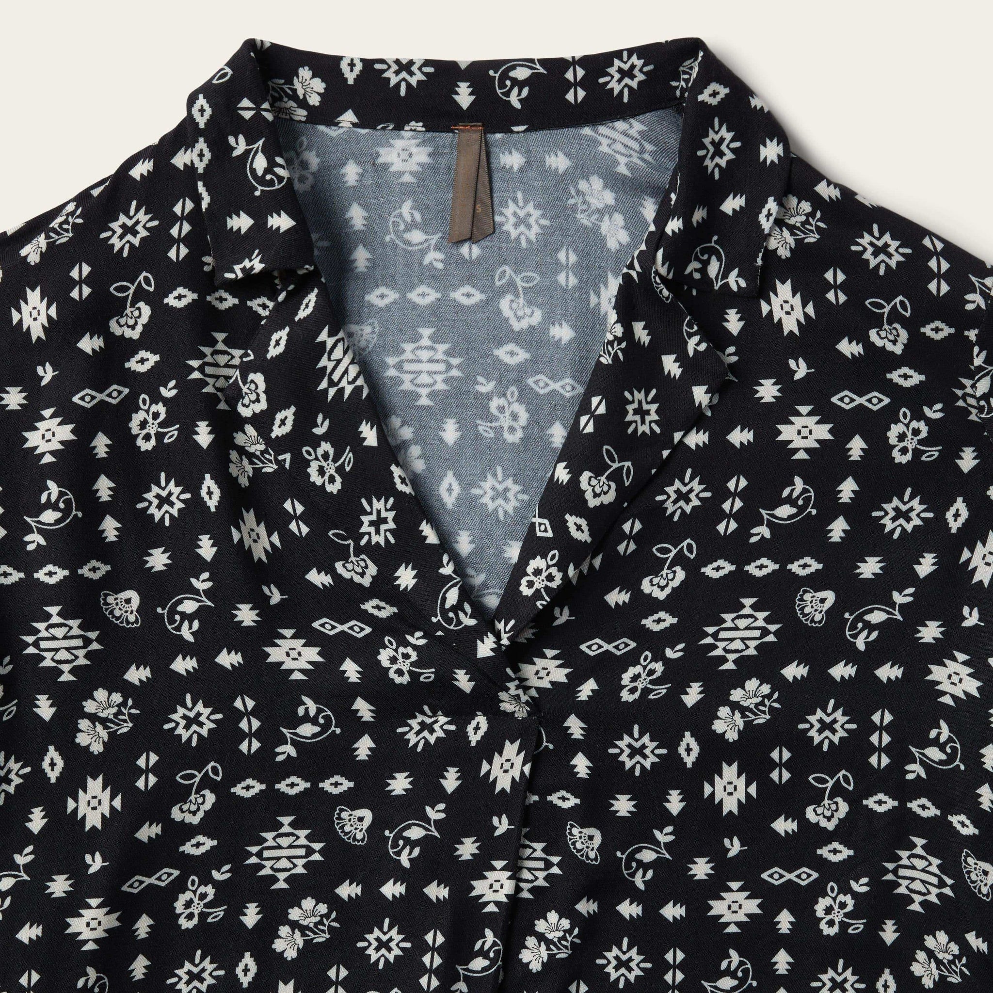 Stetson Southwestern Ditzy Print Rayon Twill Blouse - Stetson - Flyclothing LLC