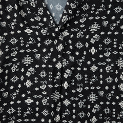 Stetson Southwestern Ditzy Print Rayon Twill Blouse