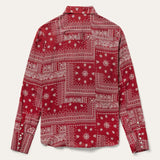 Stetson Red Bandana Patchwork Shirt - Stetson