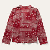 Stetson Red Bandana Patchwork Blouse - Stetson - Flyclothing LLC