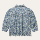 Stetson Indigo Tapestry Print Blouse - Stetson - Flyclothing LLC