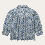 Stetson Indigo Tapestry Print Blouse - Stetson