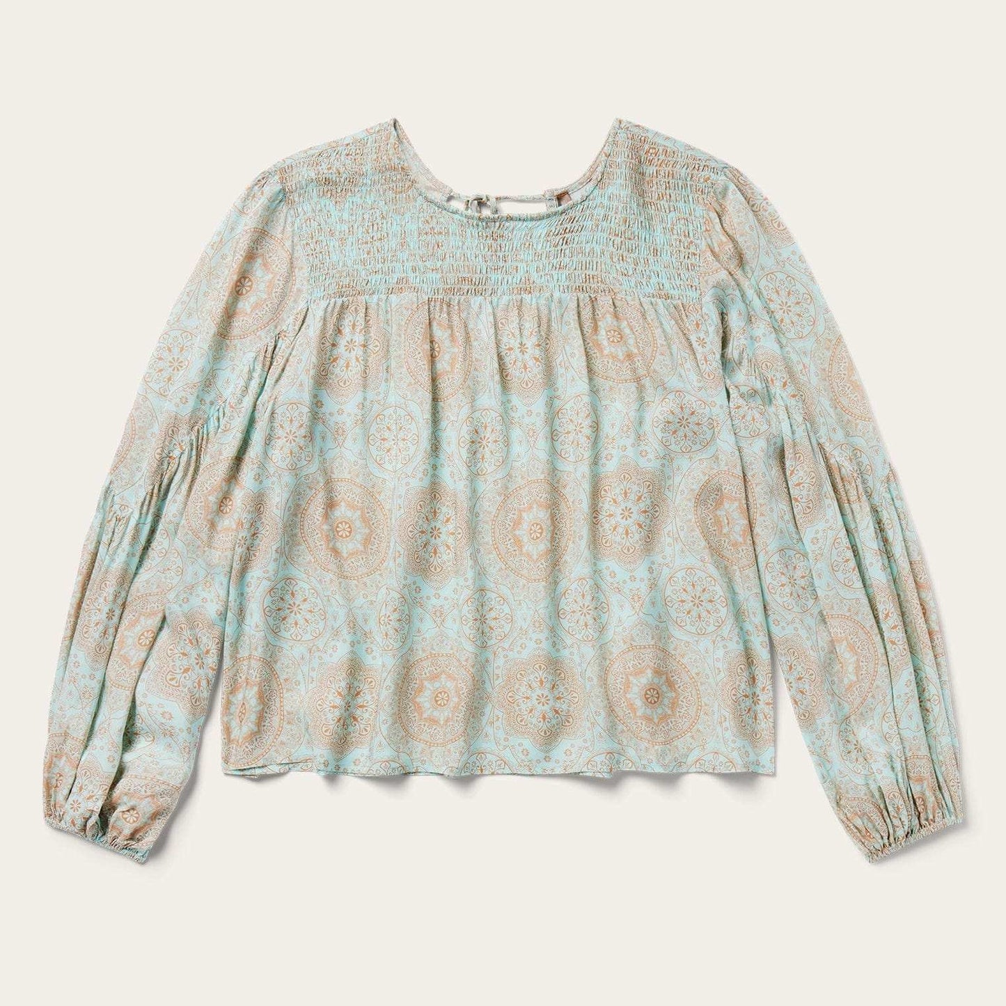 Stetson Mandala Print Peasant Blouse - Stetson - Flyclothing LLC