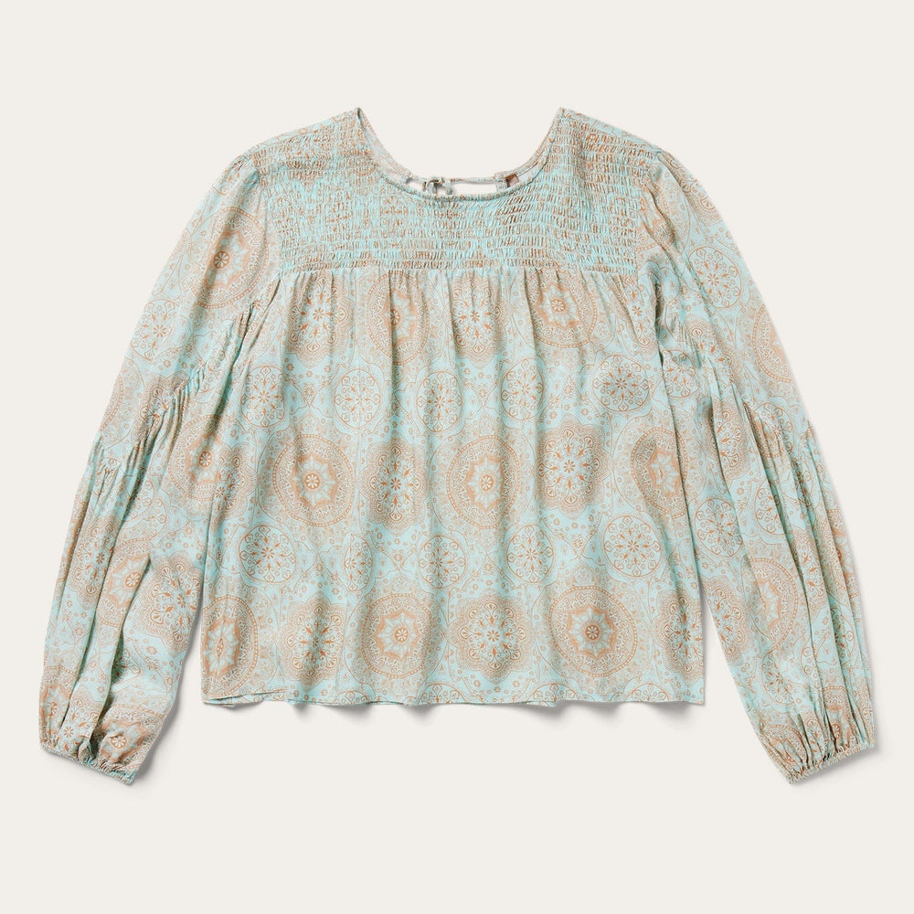 Stetson Mandala Print Peasant Blouse - Stetson